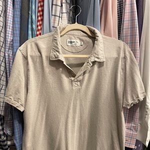 Wellen, hemp polo shirt, size medium